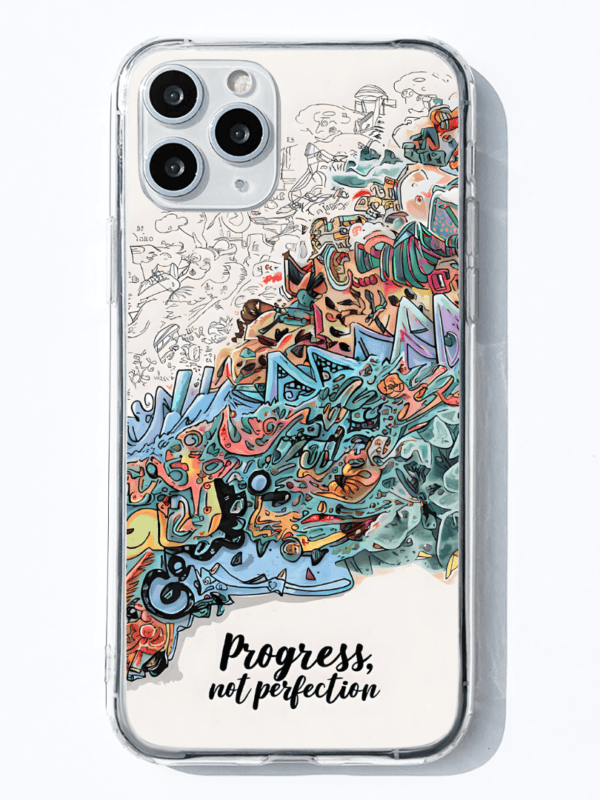 Building Your Masterpiece - Progress, Not Perfection Phone Case