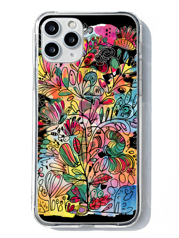 Cosmic Canvas Mysteriously Black Phone Case