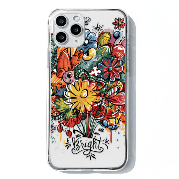 Radiant Blossoms Bright Phone Case