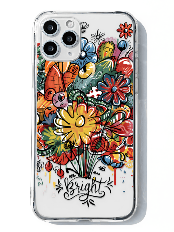 Radiant Blossoms Bright Phone Case