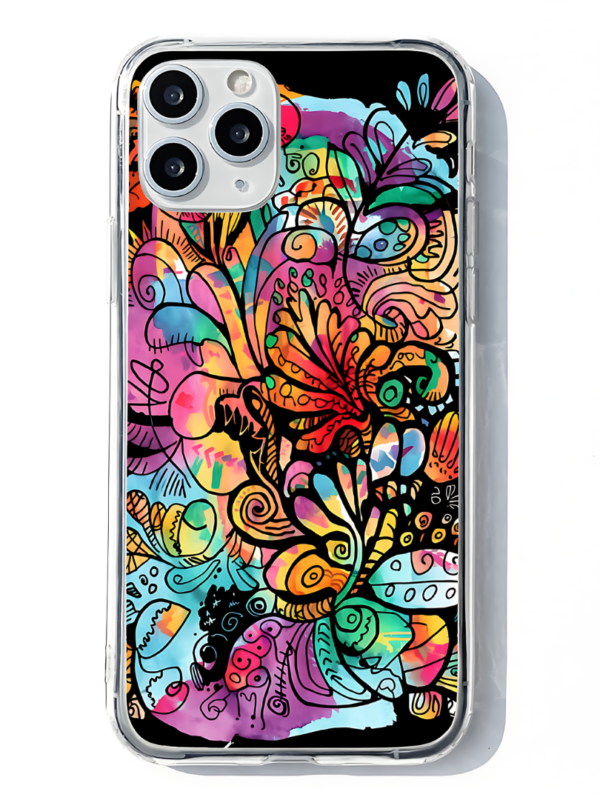 Rainbow Rebel Mysteriously Black Phone Case