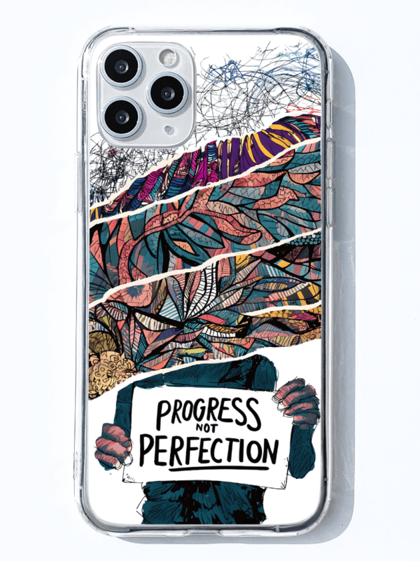 The Journey, Not the Destination - Progress, Not Perfection Phone Case