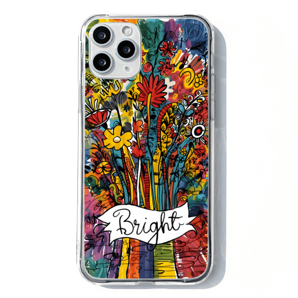 Watercolor Wildflowers Bright Phone Case