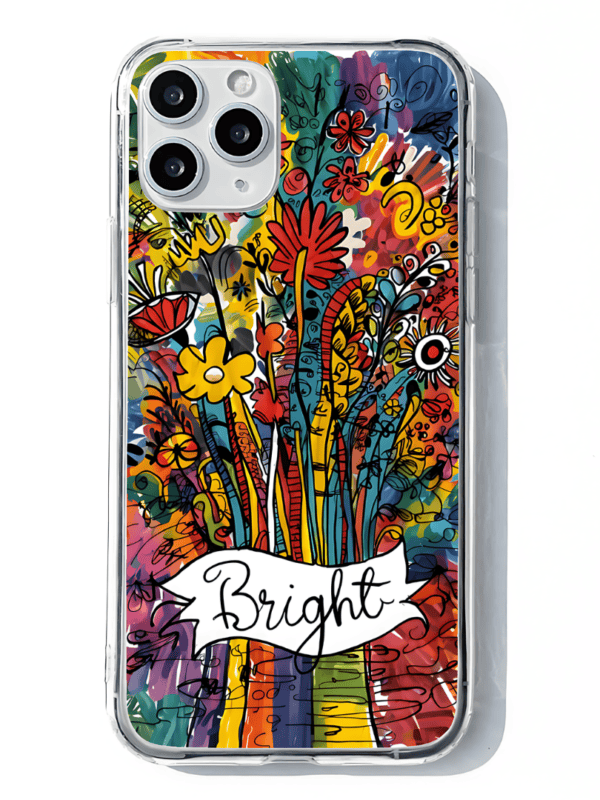 Watercolor Wildflowers Bright Phone Case